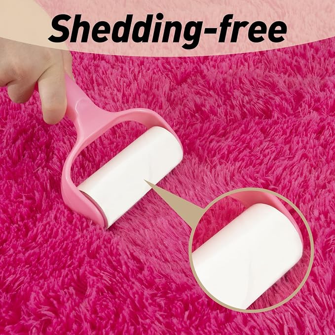 Mugorn Hot Pink Fluffy Soft Rugs - Image 2