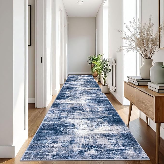 IOHOUZE Abstract Runner Rug 3x16 Ft Washable Runners - Image 9