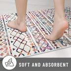 KUTA Moroccan Rugs for Entryway, 2x3 Multi-Color Area Rug Non-Slip Washable - Image 8
