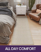 DEXI Hallway Runner Rug 2'4"x8', Non Slip Rubber Backed Runners Carpet - Image 9