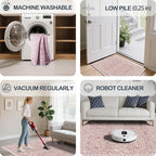 Area Rug for Living Room, 10x12 Large Washable Rugs for Dining Room, Non Slip - Image 5