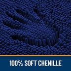 OLANLY Toilet Rugs U-Shaped 24x24, Extra Soft Absorbent Chenille Contour - Image 3