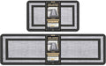 Mattitude Kitchen Mats Set of 2 Cushioned Rugs Anti-Fatigue Mats by Mattitude