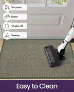 DEXI Ultra Thin Entryway Indoor Door Mat 24x36, Non Slip Rubber Backing Inside - Image 8