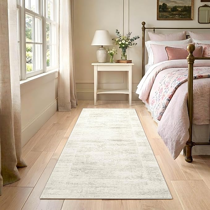 Latte&Fog Washable 2x6 Runner Rug - Image 4