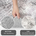 IOHOUZE Abstract Runner Rug 3x8 Ft Washable Runners - Image 7