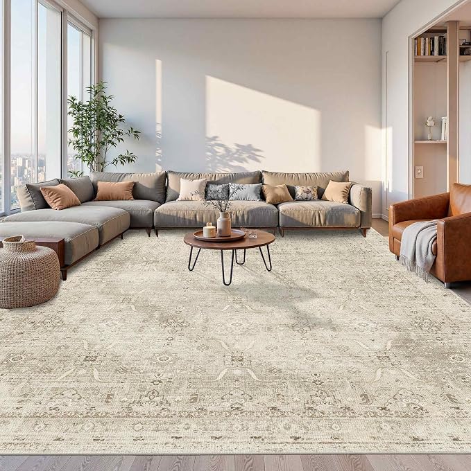 Rugxara 10x14 Area Rugs for Living Room Bedroom, Large Washable Rug, Non Slip & - Image 3