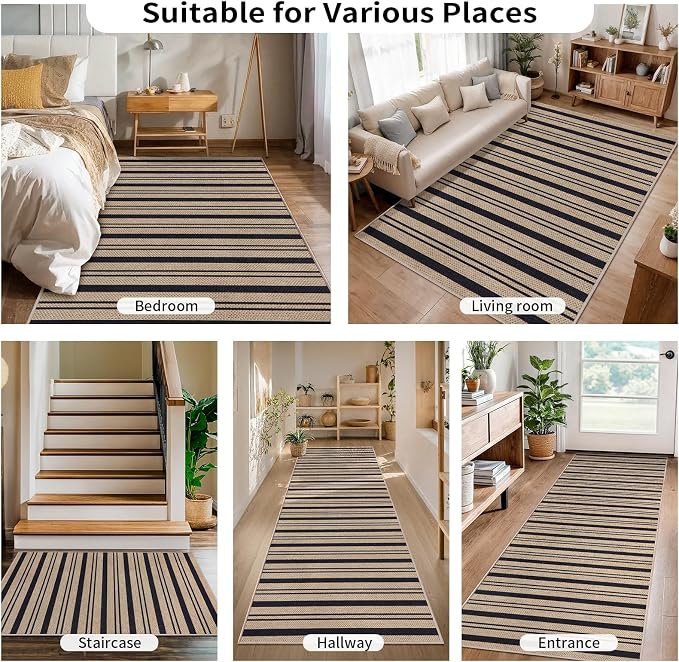 Tangsoo Modern Easy Jute Rug 2x4 Rug - Image 8