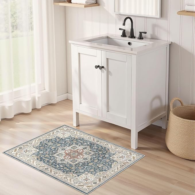 Vintage Entryway Area Rug 2x3 - Image 3
