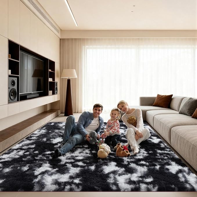 8x10 Area Rugs for Living Room, Large Fluffy Rugs for Bedroom, Fuzzy Shag Soft - Image 6