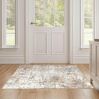 2x4 Rug Washable Runner Rug: Small Abstract Modern Non-Slip Soft Accent Doormat - Image 5