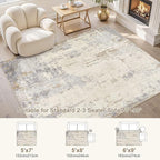 UERMEI 5x7 Area Rug Living Room Rugs - Image 2