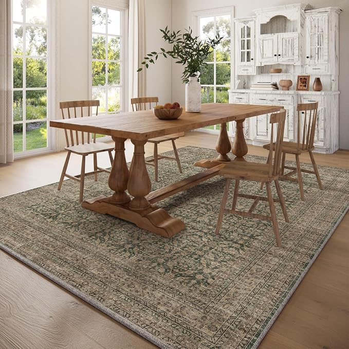 palohom 10x12 Area Rugs for Living Room: Large Area Rug Washable Stain - Image 4