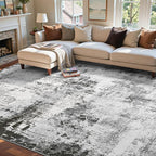 5x7 Ft Area Rugs for Living Room, Soft Non-Slip Washable Rugs Modern Abstract - Image 3