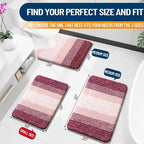 OLANLY Large Bathroom Rugs Mat 44x32, Extra Soft Absorbent Microfiber Bath Rugs - Image 2