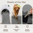 48"x60" Office Chair Mat for Hardwood Tile Floor, Under Desk Carpet Protector - Image 7