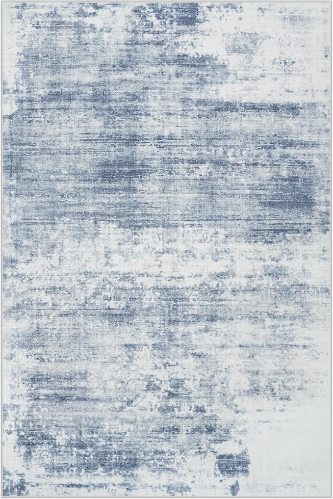 9x12 Area Rugs Washable Rug: Modern Abstract Living Room Rug Soft Anti-Skid - Image 3