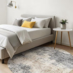 Round Rug Living Room Rugs: 7x7 Washable Circle Large Abstract Modern Soft - Image 4