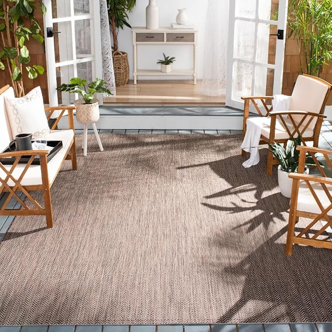 SAFAVIEH Outdoor Area Rug 8x10 by Unknown
