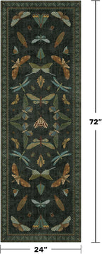 Hazo Haus Washable Insect 2x6 Runner Rug - Image 2
