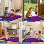 Smiry Dog Door Mat for Muddy Paws 40x32, Absorbent Dirt Trapper, Non-Slip - Image 7