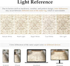 2'6x8 Washable Neutral Runner Rug Beige Vintage Hallway Kitchen Carpet Non-Slip - Image 9