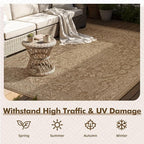 MontVoo-Outdoor Rug-Patio Rug 6x9 ft Polypropylene Indoor Outdoor Rugs Carpet - Image 4