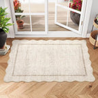 GarveeHome Scalloped Washable Rug, 2x3 Kitchen Rugs - Image 2