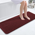 OLANLY Bathroom Runner Rugs 47x17, Soft Absorbent Chenille Bath Rugs, Rubber by OLANLY