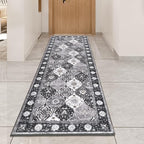 HEBE Hallway Runner Rug 2'x6' Washable Vintage Distressed Area Rugs Non Slip - Image 8