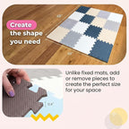 MioTetto Baby Play Mat, Soft Foam Floor Tiles - Image 7