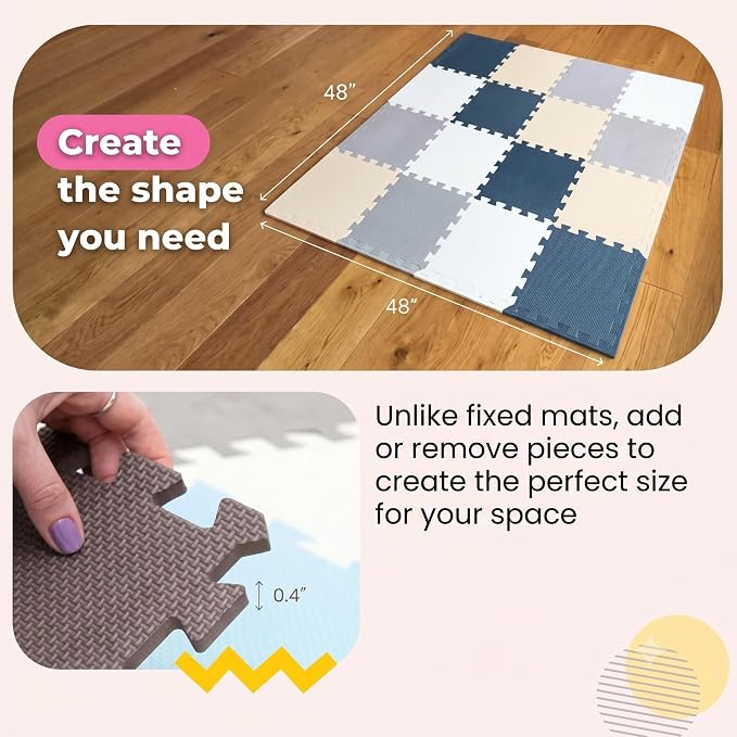 MioTetto Baby Play Mat, Soft Foam Floor Tiles - Image 7