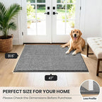 PURRUGS Dirt Trapping Door Mat 31.5" x 47", Non-Slip Machine Washable Entryway - Image 8