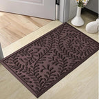 HIYARD Front Door Mat, Absorbent Dirt Trapping Welcome Door Mat Indoor Outdoor by HIYARD