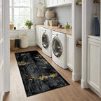 RELEANY Washable Area Rugs 3x6 Non-Slip Modern Abstract Soft - Image 2