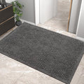 HIYARD Sturdy Front Door Mat, Absorbent Muddy Dirt Resist Welcome Door Mats by HIYARD
