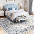 CAPALOCA Machine Washable Rugs Nursery Rug 5x7 Cute Girl Non Slip Low Pile - Image 3