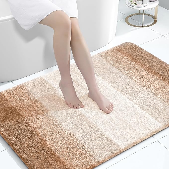 OLANLY Large Bathroom Rugs Mat 44x32, Extra Soft Absorbent Microfiber Bath Rugs by OLANLY