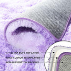 4x6 Rugs for Bedroom, Fluffy Area Rugs for Living Room, Small Fuzzy Shag Soft - Image 3