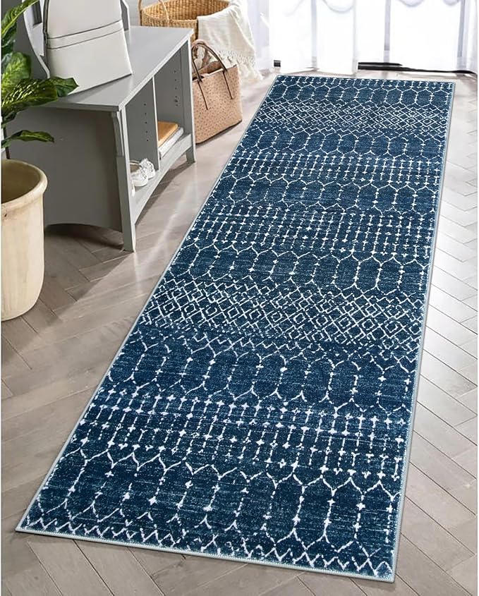Lahome Moroccan Washable Kitchen Runner 2x8 Carpet Runners - Image 5
