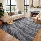 Area Rugs for Living Room, Tie-Dyed 5x7 Feet Soft Fluffy Shagg Plush Rug High by Cuzwlovita