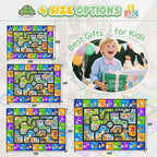 Kids Rug Car Track & Road Map Rug, Soft Non-Slip Playroom Carpet - Image 5