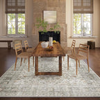 Machine Washable Rugs for Living Room: 6x9 Area Rugs for Bedroom Vintage Stain - Image 5