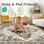 Washable 7x9 Area Rug for Living Room - Image 4