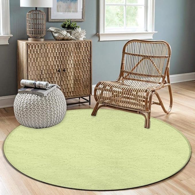 Home Decor Non Slip Kitchen Office Circle Rug, Machine Washable Modern Round - Image 3