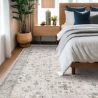 Hazo Haus Boho Light Grey 5x7 Living Room Rug - Image 3