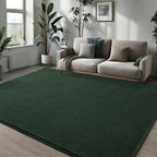 Pettop 4x6 ft Dark Green Area Rugs - Image 3