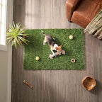 Ottomanson Artificial Turf Mat Natural 31" x 3', Realistic Grass by Ottomanson
