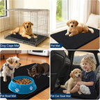 OLANLY Dog Door Mat for Muddy Paws 59x24, Ultra Absorbent Chenille Mud Doormat - Image 7
