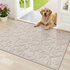 Vaukki 2x3 Runner Rug for Living Room, Soft Fluffy Washable Modern Floral by Vaukki